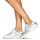 Sko Dame Lave sneakers Philippe Model PRSX LOW WOMAN Hvid / Sølv