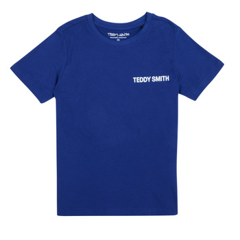 textil Dreng T-shirts m. korte ærmer Teddy Smith T-REQUIRED MC JR Blå