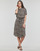 textil Dame Lange kjoler Vero Moda VMBUMPY SS CALF SHIRT DRESS NOOS Leopard