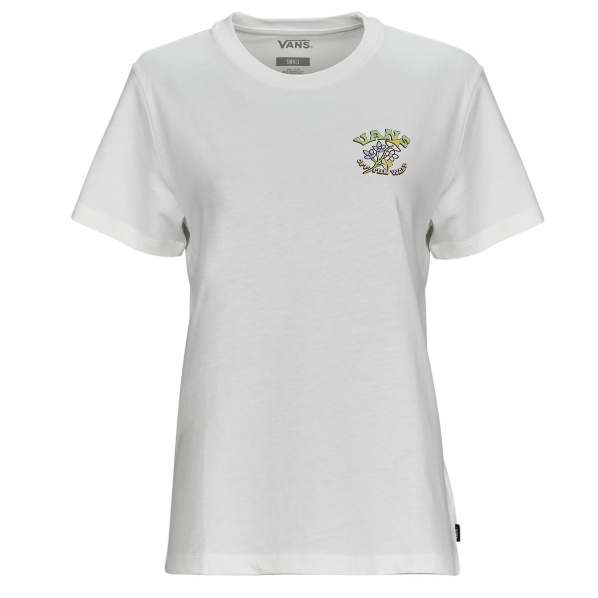 textil Dame T-shirts m. korte ærmer Vans PAISLEY FLY BFF Hvid