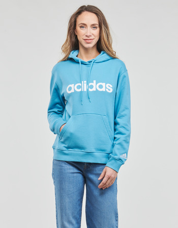textil Dame Sweatshirts Adidas Sportswear LIN FT HD Blå
