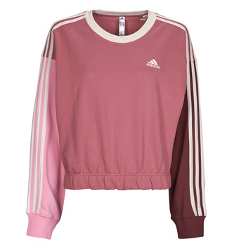 textil Dame Sweatshirts Adidas Sportswear 3S CR SWT Bordeaux / Pink