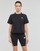 textil Dame T-shirts m. korte ærmer Adidas Sportswear 3S CR TOP Sort