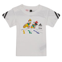 textil Børn T-shirts m. korte ærmer Adidas Sportswear I DY MM T Hvid