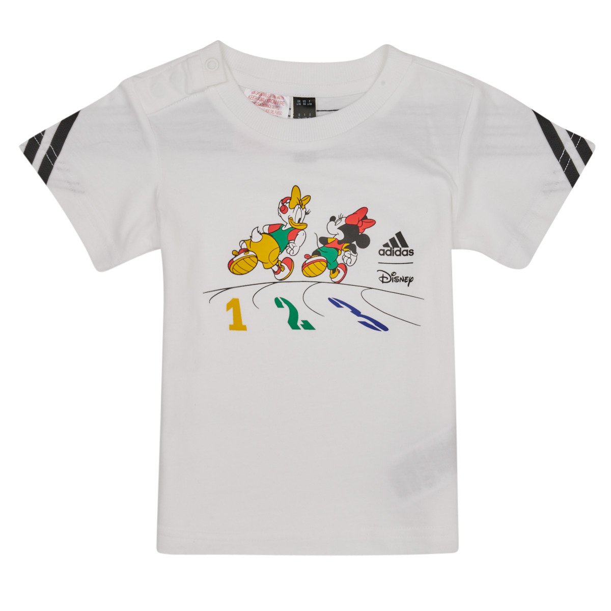 textil Børn T-shirts m. korte ærmer Adidas Sportswear I DY MM T Hvid