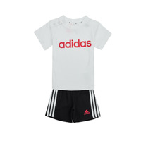 textil Børn Sæt Adidas Sportswear I LIN CO T SET Hvid
