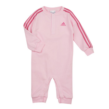 textil Pige Sæt Adidas Sportswear I 3S FT ONESIE Pink / Lys