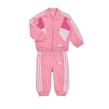 textil Pige Sæt Adidas Sportswear I 3S CB TS Pink
