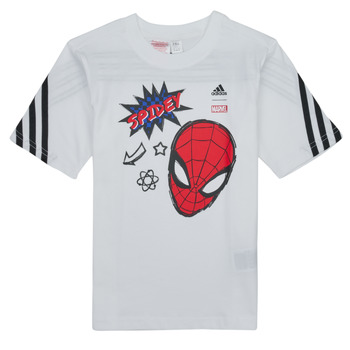 textil Dreng T-shirts m. korte ærmer Adidas Sportswear LB DY SM T Hvid