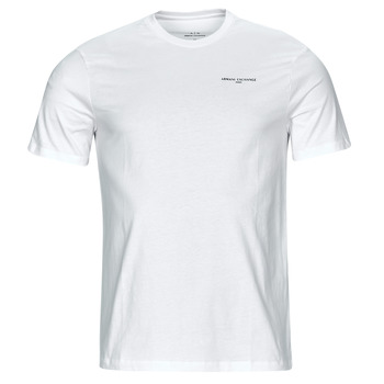 textil Herre T-shirts m. korte ærmer Armani Exchange 3RZTNB Hvid