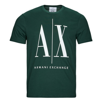textil Herre T-shirts m. korte ærmer Armani Exchange 8NZTPA Grøn