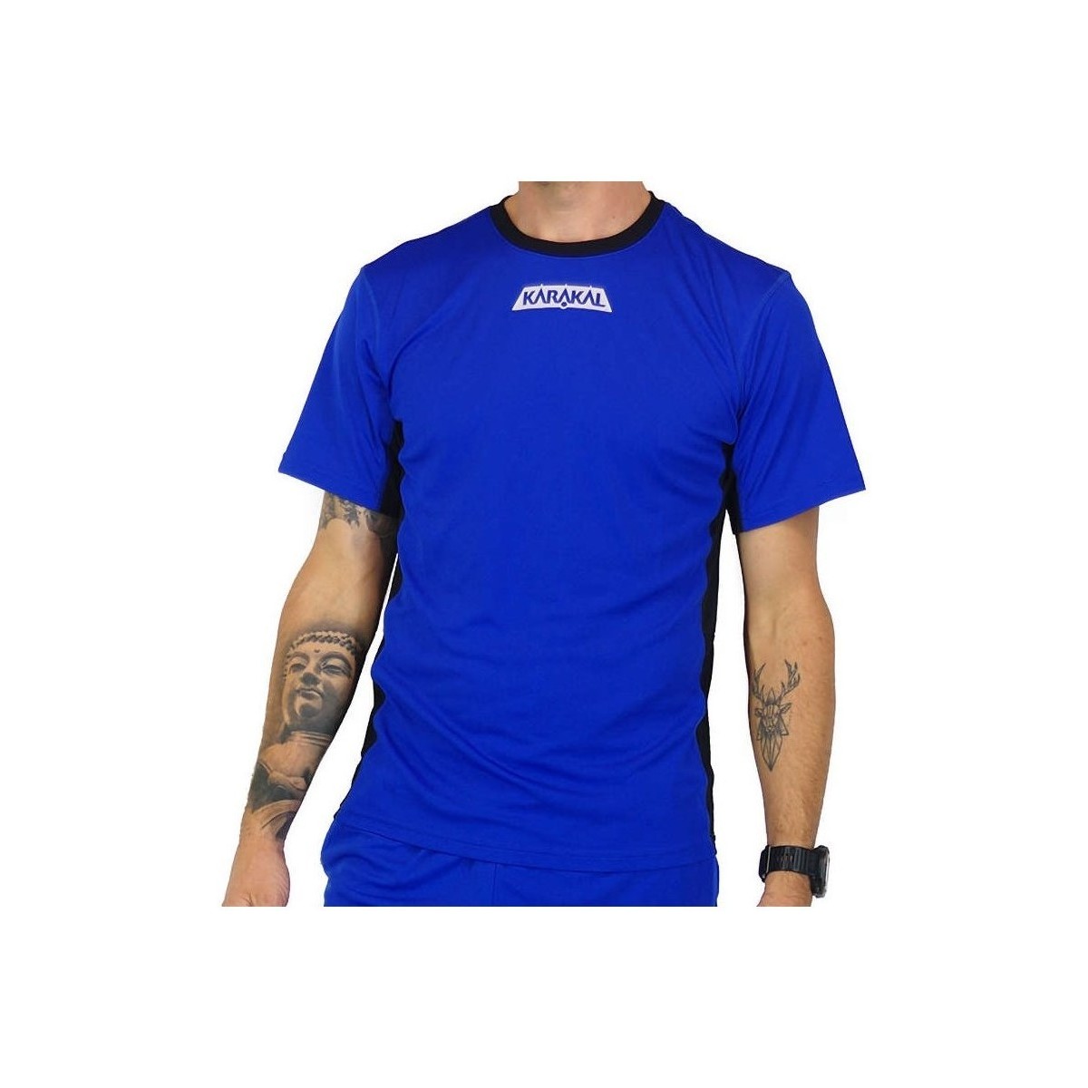 textil Herre T-shirts m. korte ærmer Karakal Pro Tour Tee Blå