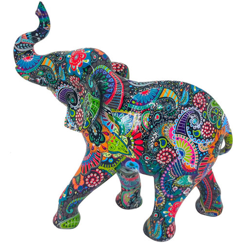 Indretning Små statuer og figurer Signes Grimalt Elefantfigur Flerfarvet