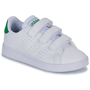 Sko Børn Lave sneakers Adidas Sportswear ADVANTAGE CF C Hvid / Grøn