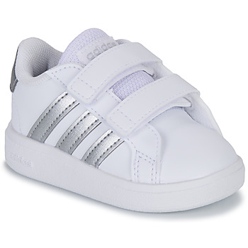 Sko Børn Lave sneakers Adidas Sportswear GRAND COURT 2.0 CF Hvid / Sølv