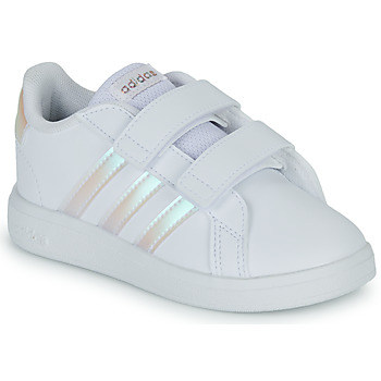 Sko Pige Lave sneakers Adidas Sportswear GRAND COURT 2.0 CF Hvid / Pink / Lys