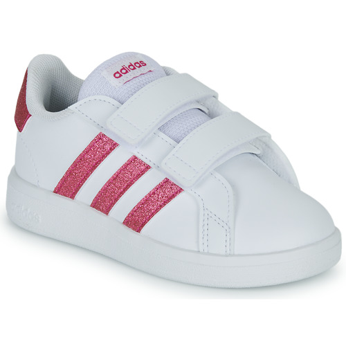 Sko Pige Lave sneakers Adidas Sportswear GRAND COURT 2.0 CF Hvid / Pink
