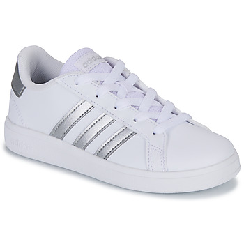 Sko Pige Lave sneakers Adidas Sportswear GRAND COURT 2.0 K Hvid / Sølv