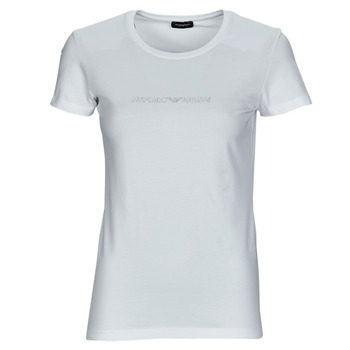 textil Dame T-shirts m. korte ærmer Emporio Armani T-SHIRT CREW NECK Hvid