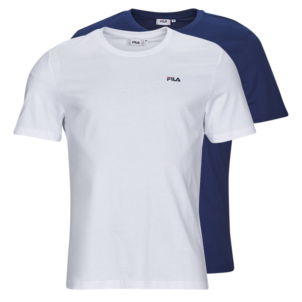 textil Herre T-shirts m. korte ærmer Fila BROD TEE PACK X2 Marineblå / Hvid