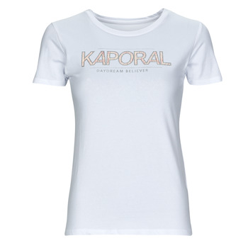 textil Dame T-shirts m. korte ærmer Kaporal JALL ESSENTIEL Hvid