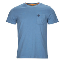 textil Herre T-shirts m. korte ærmer Timberland SS Dunstan River Pocket Tee Slim Blå
