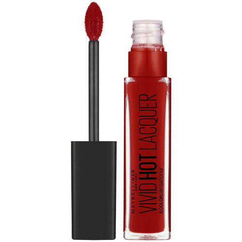 skoenhed Dame Læbestift Maybelline New York Vivid Hot Lacquer Lipstick - 72 Classic Rød