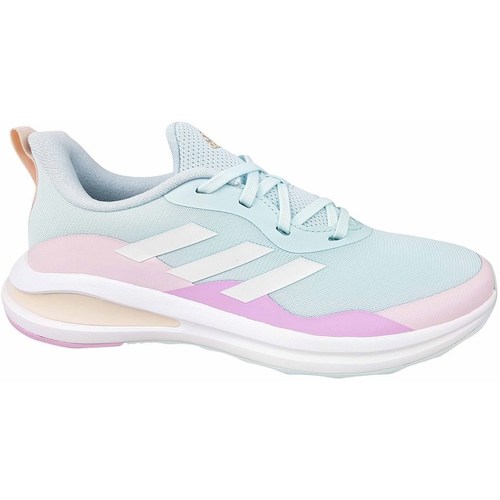 Sko Børn Lave sneakers adidas Originals Fortarun K Pink, Azurblå