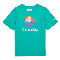 textil Børn T-shirts m. korte ærmer Columbia Valley Creek Short Sleeve Graphic Shirt Blå