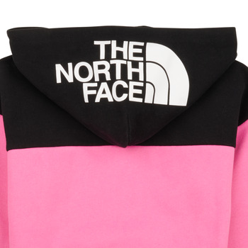 The North Face Girls Drew Peak Crop P/O Hoodie Pink / Sort