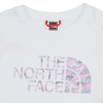 The North Face Girls S/S Crop Easy Tee Hvid