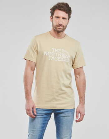 textil Herre T-shirts m. korte ærmer The North Face S/S Woodcut Dome Tee Beige
