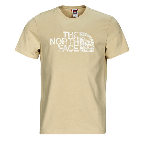 textil Herre T-shirts m. korte ærmer The North Face S/S Woodcut Dome Tee Beige