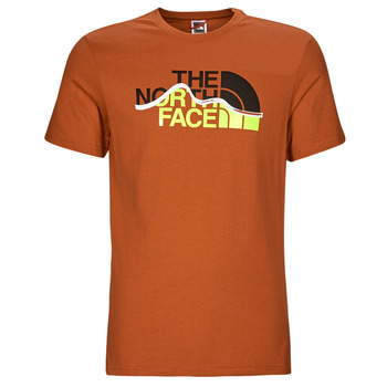 textil Herre T-shirts m. korte ærmer The North Face S/S Mountain Line Tee Brun