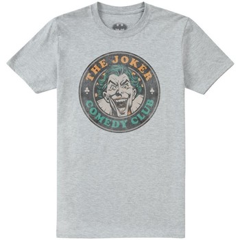 textil Herre Langærmede T-shirts The Joker  Grå