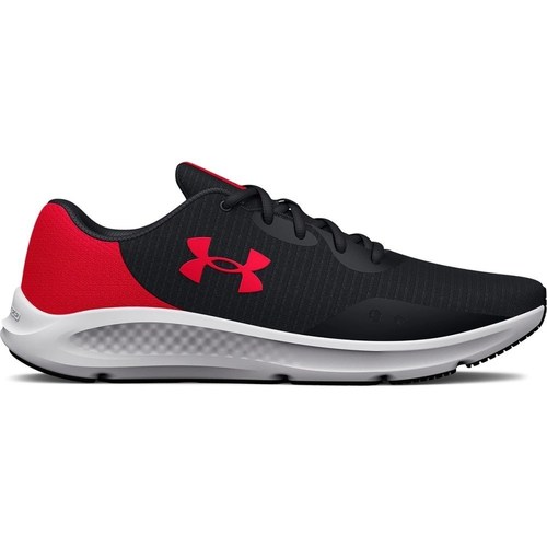 Sko Herre Lave sneakers Under Armour Charged Pursuit 3 Tech Sort, Rød