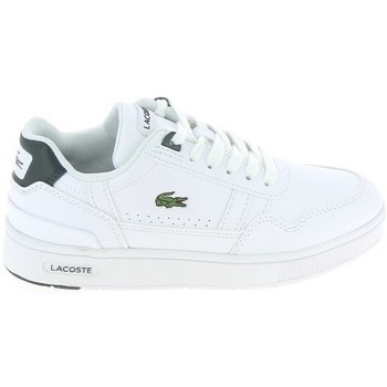 Sko Dreng Sneakers Lacoste T Clip C Blanc Vert Hvid