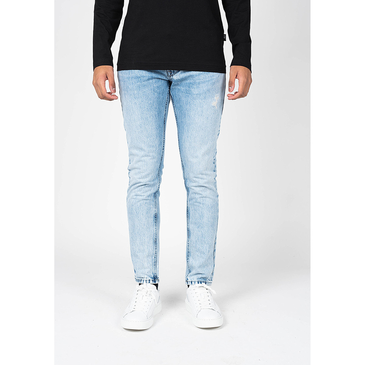 textil Herre Lærredsbukser Pepe jeans PM206317WR42 | Callen Crop Blå