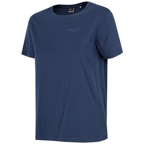 textil Dame T-shirts m. korte ærmer 4F TSD028 Marineblå