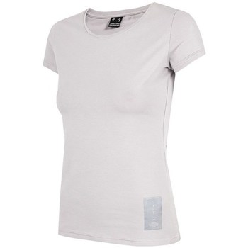 textil Dame T-shirts m. korte ærmer 4F TSD020 Hvid