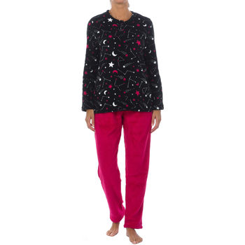 textil Dame Pyjamas / Natskjorte Kisses And Love 41921-UNICO Flerfarvet