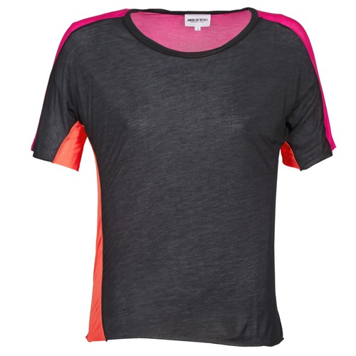 textil Dame T-shirts m. korte ærmer American Retro CAROLE Sort / Pink