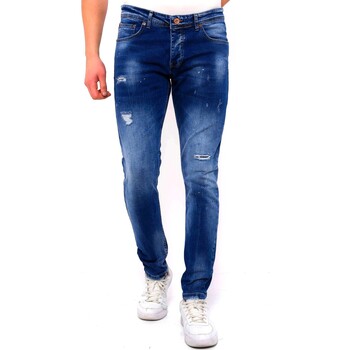 textil Herre Smalle jeans True Rise 140527860 Blå