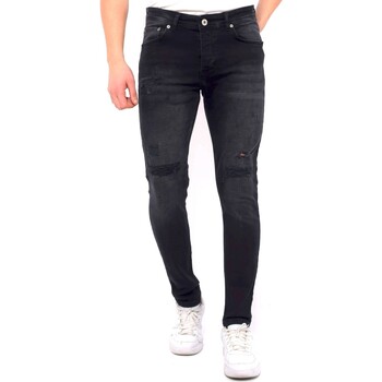 textil Herre Smalle jeans True Rise 140549300 Sort