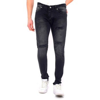 textil Herre Smalle jeans True Rise 140550457 Sort