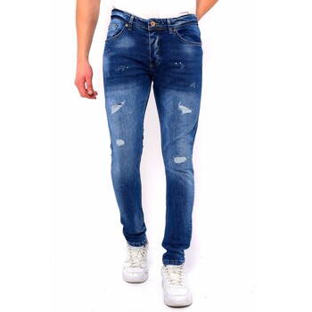 textil Herre Smalle jeans True Rise 140550502 Blå