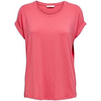 textil Dame Sweatshirts Only Noos Top Moster S/S - Tea Rose Pink