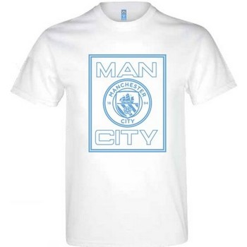 textil Langærmede T-shirts Manchester City Fc  Hvid