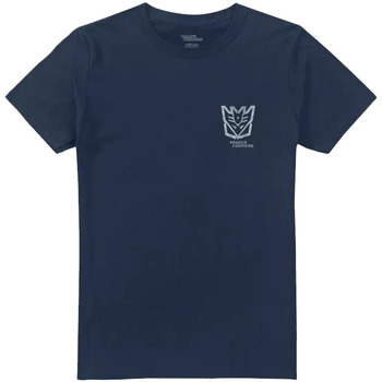 textil Herre Langærmede T-shirts Transformers  Blå