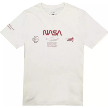 textil Herre Langærmede T-shirts Nasa  Beige